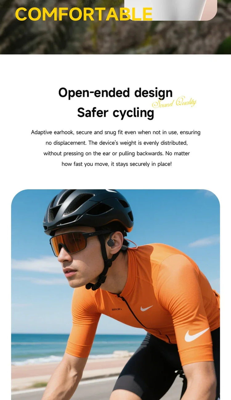 BMAD Open-Ear Bone Conduction Sports Headphones - ElectronAge