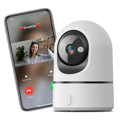 2026 WiFi Home Wireless One Click Call Intelligent Monitoring Remote Indoor Monitoring 360 ° HD Night Vision Camera Baby Monitor