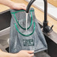 Reusable Storage Bags Kitchen Hanging Mesh Bag Home Fruit And Vegetable Storage Net Bag For Ginger Garlic Potatoes Onions