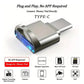 USB+Type-C TF Card Mobile Card Reader Zinc Alloy Plus USB Adapter Type-C Huawei LaptopMultifunctionalOTGCardReader