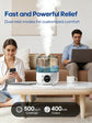 3000mL Smart Air Humidifier with Dual Mist Output: Essential Oil Aroma Diffuser for Home & Office, Equipped with Adjustable Fog