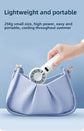 XIAOMI 5200mAh Portable Handheld Fan with Double Ice Cooling, High-Speed Rechargeable USB Fan, Foldable Design