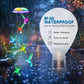 2/1pcs Solar Hummingbird Wind Chimes Colorful Gradient LED Lights Garden Balcony Decoration Pendant No need to plug in and swing