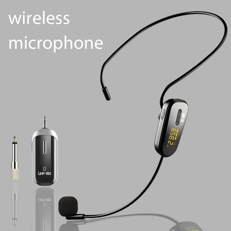 Jyx Wireless Microphone Headset Uhf Wireless Headset and Handheld 2-in-1 Microphone - ElectronAge