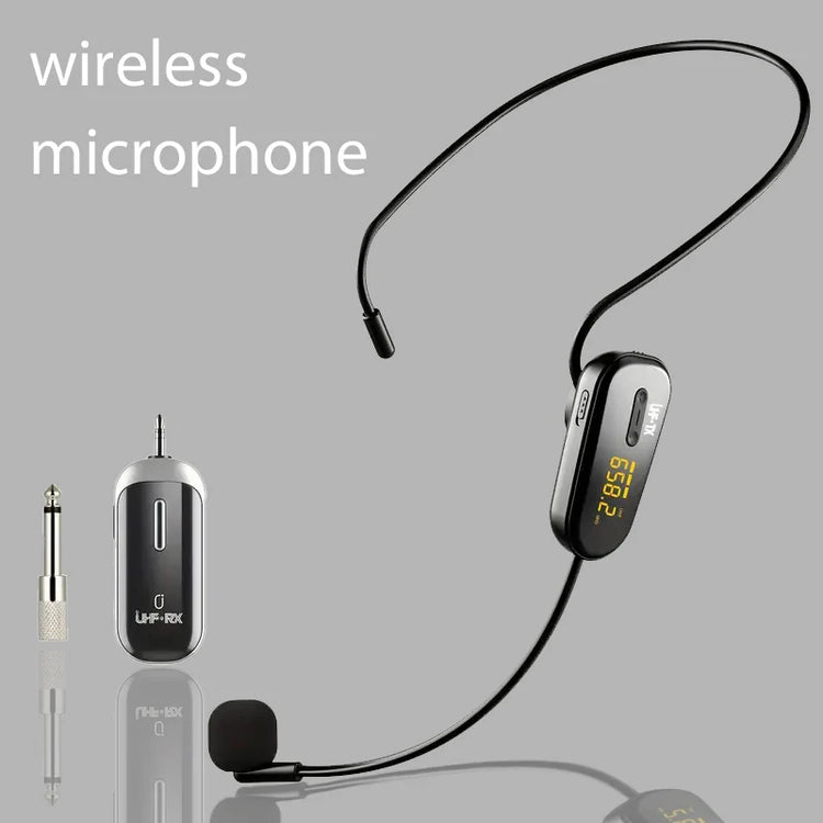 Jyx Wireless Microphone Headset Uhf Wireless Headset and Handheld 2-in-1 Microphone - ElectronAge