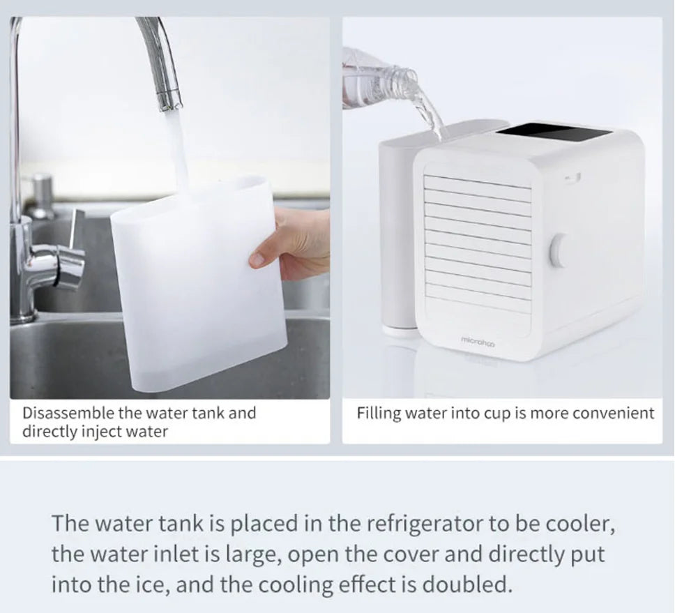Zoeydam Portable Microhoo Mini Air Conditioner - ElectronAge