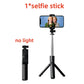 Roreta Portable Tripod Bluetooth Selfie Stick Retractable Multifunctional Phone Holde With Selfie light Wireless Remote