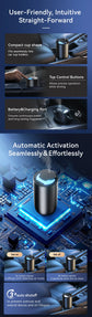 Aroma Oil Diffuser for Car Smell USB Charging Adjustable Settings Waterless Essential Oil Diffuser Room Fragrance Diffuser
