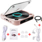 Bluetooth-Compatible CD Player LCD Screen Car CD Player A-B Repeat 1200 MAh Battery Friend Family Student portable dvd player