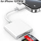 2 in 1 OTG Type C Card Reader USB Flash Drive SD TF Cardreader for iPhone 14 15 16 Xiaomi Huawei Tablet USB C to Memory Card