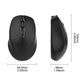 Wireless Computer Mouse Rechargeable 2.4G Bluetooth-Compatible - ElectronAge
