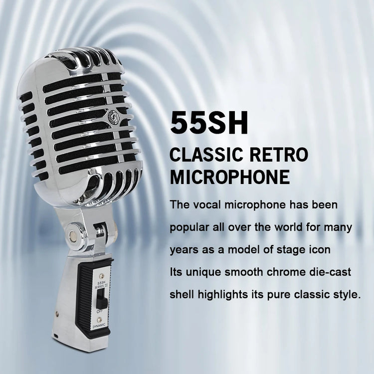 KDES 55SH SERIES II Professional Wired Vintage Classic Microphone - ElectronAge