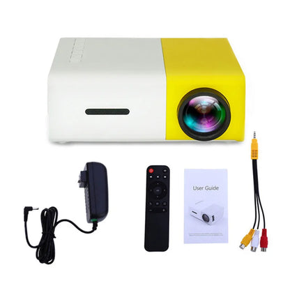 Salange Mini Projector YG300 Pro LED Supported 1080P Full HD Portable Beamer Audio HDMI USB Video Projetor