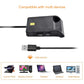 UTHAI X02 USB SIM Smart Card Reader IC/ID EMV SD TF MMC Compatible with Windows 7/8/10 Linux OS for Banking And Security