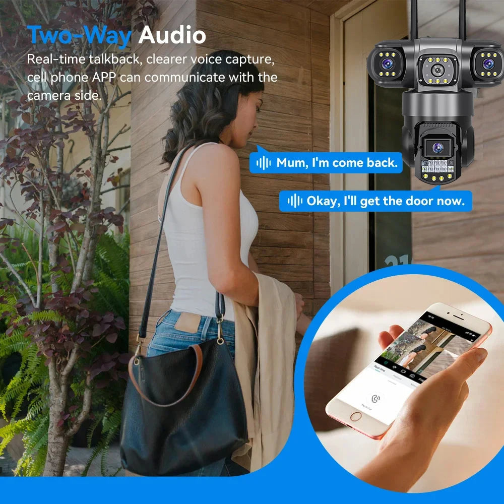 V380 Pro WiFi IP Camera Outdoor 12MP - ElectronAge