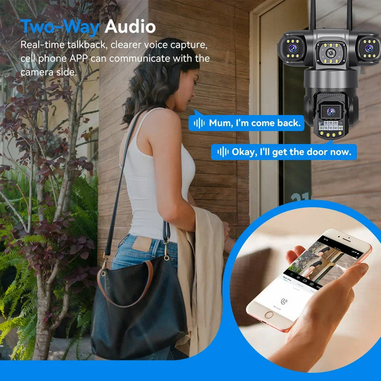 V380 Pro WiFi IP Camera Outdoor 12MP - ElectronAge
