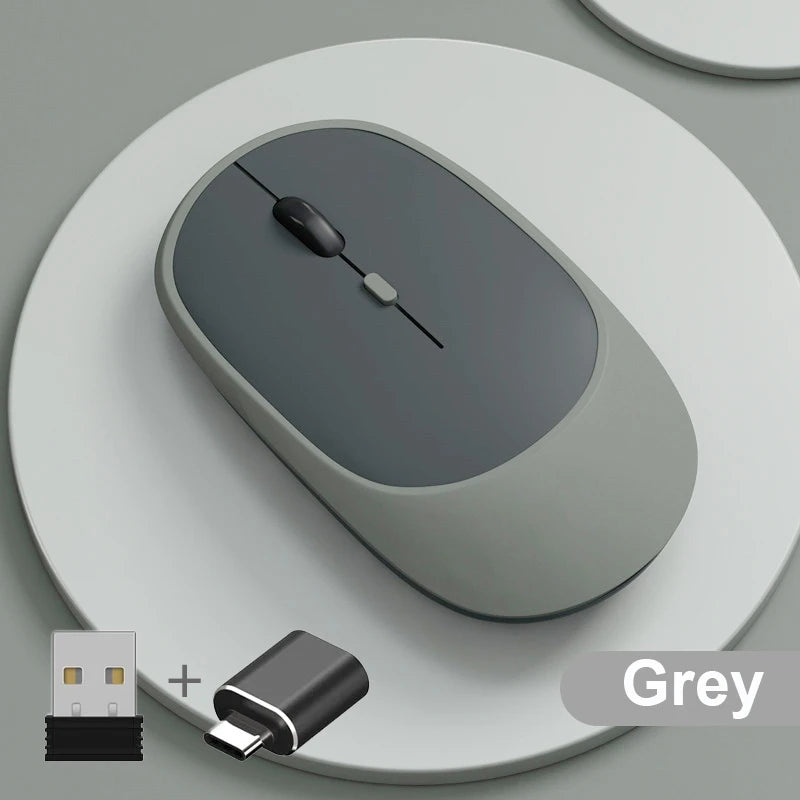 Wireless Mouse Rechargeable Mouse Gamer Dual Modes - ElectronAge