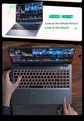 15.6" intel core i9-10980hk gaming laptops portable notebook computer pc 32GB 1TB IPS Backlit Keyboard Fingerprint Recognition
