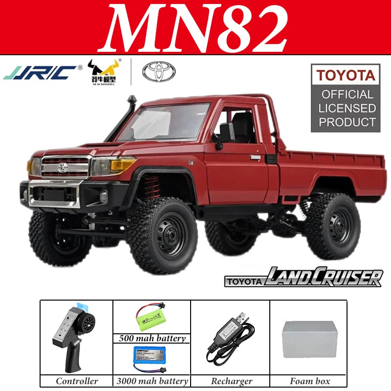 MENGXI MN82 Pro RC Car 1/12 4WD Simulation Off-road Climbing Car - ElectronAge