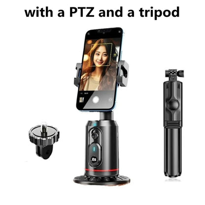 Roreta 2025 Selfie Stick Gimbal Stabilizer For Smartphone With Bluetooth Remote Intelligent AI Gesture Control Anti Shake Tripod