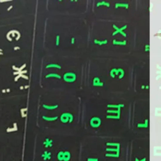 1PC Black Keyboard Stickers Russian Language Alphabet For Computer PC Dust Protection Laptop DIY Accessories