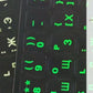 1PC Black Keyboard Stickers Russian Language Alphabet For Computer PC Dust Protection Laptop DIY Accessories