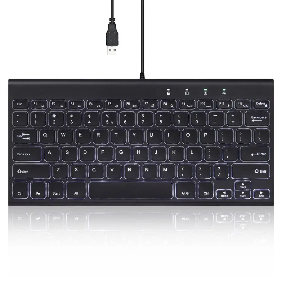 PERIBOARD429 US Wired Mini Backlit Keyboard - ElectronAge
