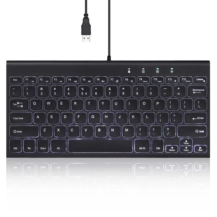 PERIBOARD429 US Wired Mini Backlit Keyboard - ElectronAge
