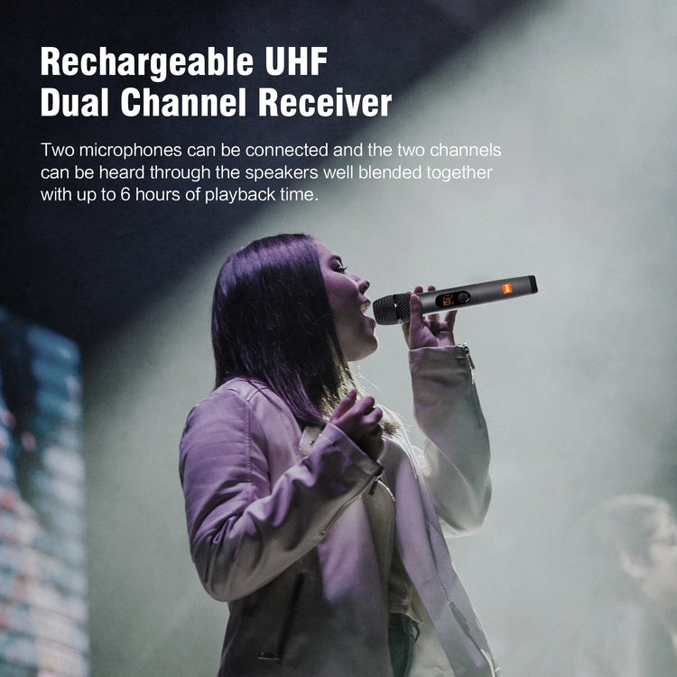 G-MARK M23 UHF 2 Channel Wireless Microphone System - ElectronAge