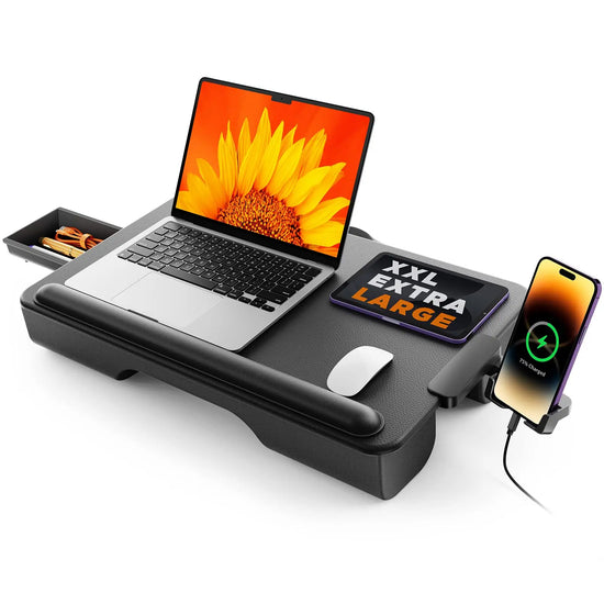 Laptop Lap Desk for Bed Fits Up to 17" - ElectronAge