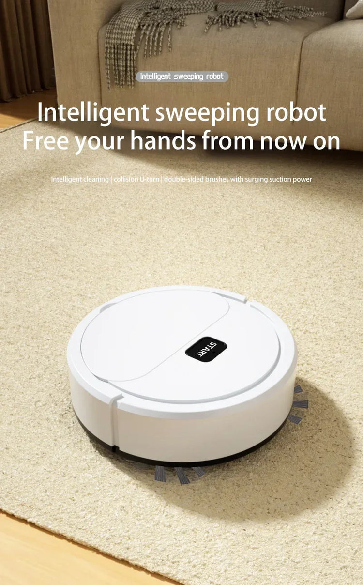 XMSJ Smart Sweeping Robot Mini Silent Vacuum Cleaner - ElectronAge