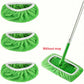 1/3/6pc Microfiber Mop Cloth Dry Cleaning Cloths Household Reusable Microfiber Mop Pads Replacement Washable Rag Towel