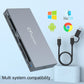 6 in 1 CFexpress Type B/CF/XD/MS/SD/TF All In One Card Reader 10Gbps Multi Memory Card Reader with Cable for Windows XP  OS