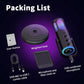 Pupgsis Gaming Microphone, USB Condenser Mic for PC, PS4/5 and Mac,Noise Cancellation Computer Mic with Mute, Reverb, Monitoring