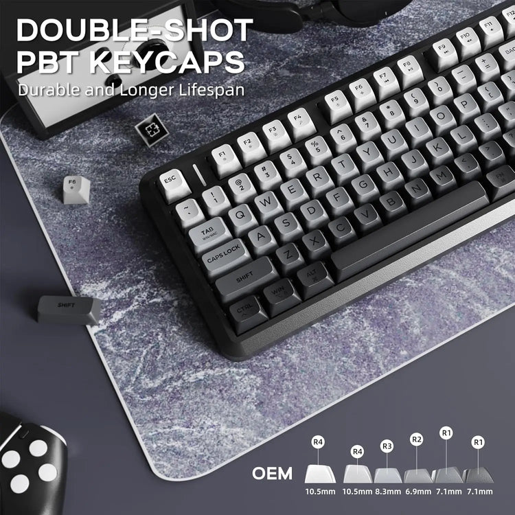 ATTACK SHARK M75 Wireless Membrane Gaming Keyboard - ElectronAge