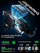 UYUXIO Auto Clamping Wireless Car Charger Adapter Super Fast Charging Air Vent Car Phone Holder for iPhone 16 15 Pro Max Samsung