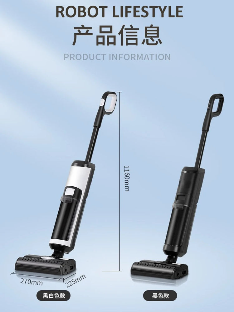 Cordless Handheld Vacuum Cleaner Wet Dry Cleaning Robot - ElectronAge