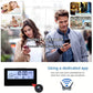Brand new 4KHD mini clock camera, supporting remote viewing, motion detection, loop recording, and home nanny style mini camera