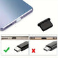 10pcs Silicone Anti-Dust Plugs for Type-C Mobile Phone Charging Ports