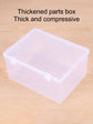 1PC Transparent PP Dual Fastened Transparent Display Box Jewelry Jewelry Container Jewelry Box Art DIY Parts Tool Storage Box