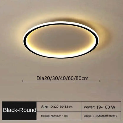 AuraGlow LED modern ceiling light