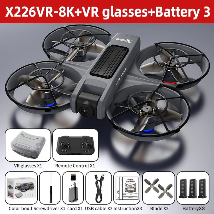 Lenovo X226 VR FPV 8K GPS Drone 4K HD Camera - ElectronAge