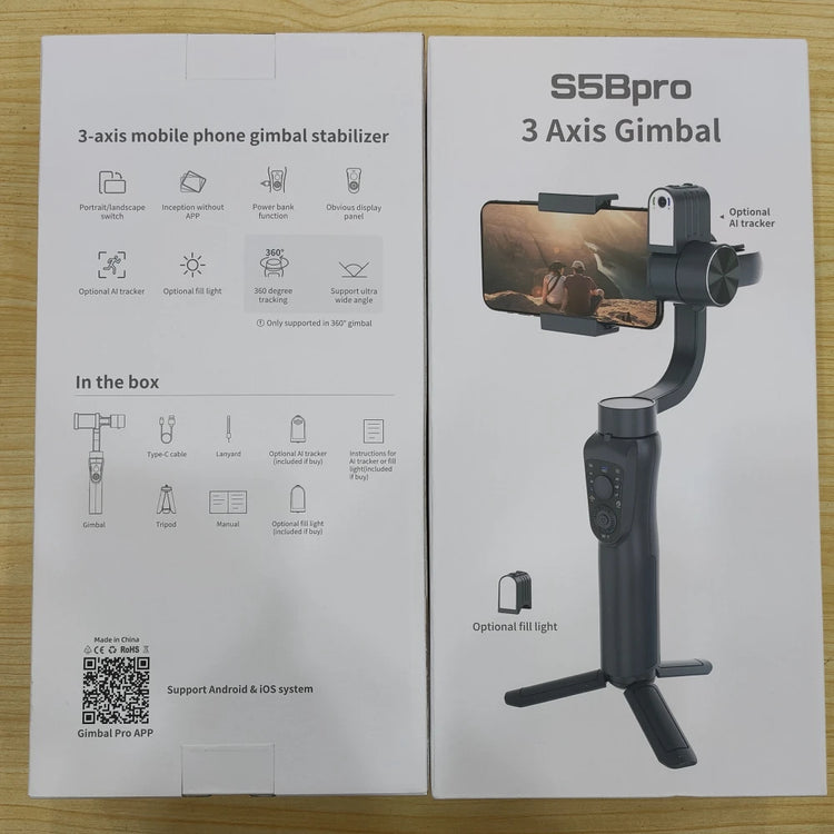 BDG™ 3 Axis Phone Gimbal Selfie Stick - ElectronAge