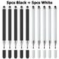 10Pcs Touch Pencil 2 in 1 Universal Stylus Pen for Tablet Laptop IPad IPhone Drawing Screen Tablet Pen for Huawei Samsung Phone