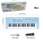 37 Keys Kids Electronic Piano with Microphone Educational Toys Musical Instrument for Kids Toddlers Boys Girls Birthday Gift