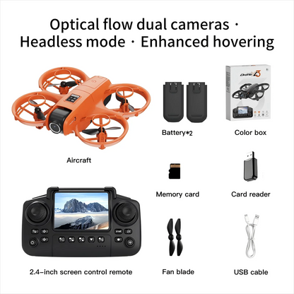 YL3 Mini Drone 8k Camera 180° ESC Optical Flow Positioning WIFI Aerial Photography Remote Control Aircraft G-safe Drone Toy Gif