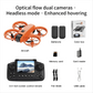 YL3 Mini Drone 8k Camera 180° ESC Optical Flow Positioning WIFI Aerial Photography Remote Control Aircraft G-safe Drone Toy Gif