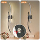 Black White Rechargeable LED Wall Light USB Type-C Battery Operated Wireless Wall Lamp 60/80cm Touch Switch Dimmable Wall Lights