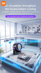 Xiaomi Smart Electric Fan 100 Level Bladeless Fan Portable Small Usb Charge Silent Desktop High-speed Circulating Cooling Fan