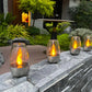 6PCS solar candle light deck night light suitable for desktopsteps stairway lead lights Christmas Halloween light